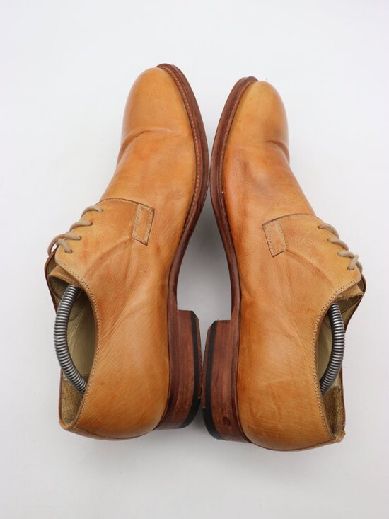 Magnanni Men\'s Size 10.5 Plain Toe Derby Brown Leather Dress Shoes main image 3